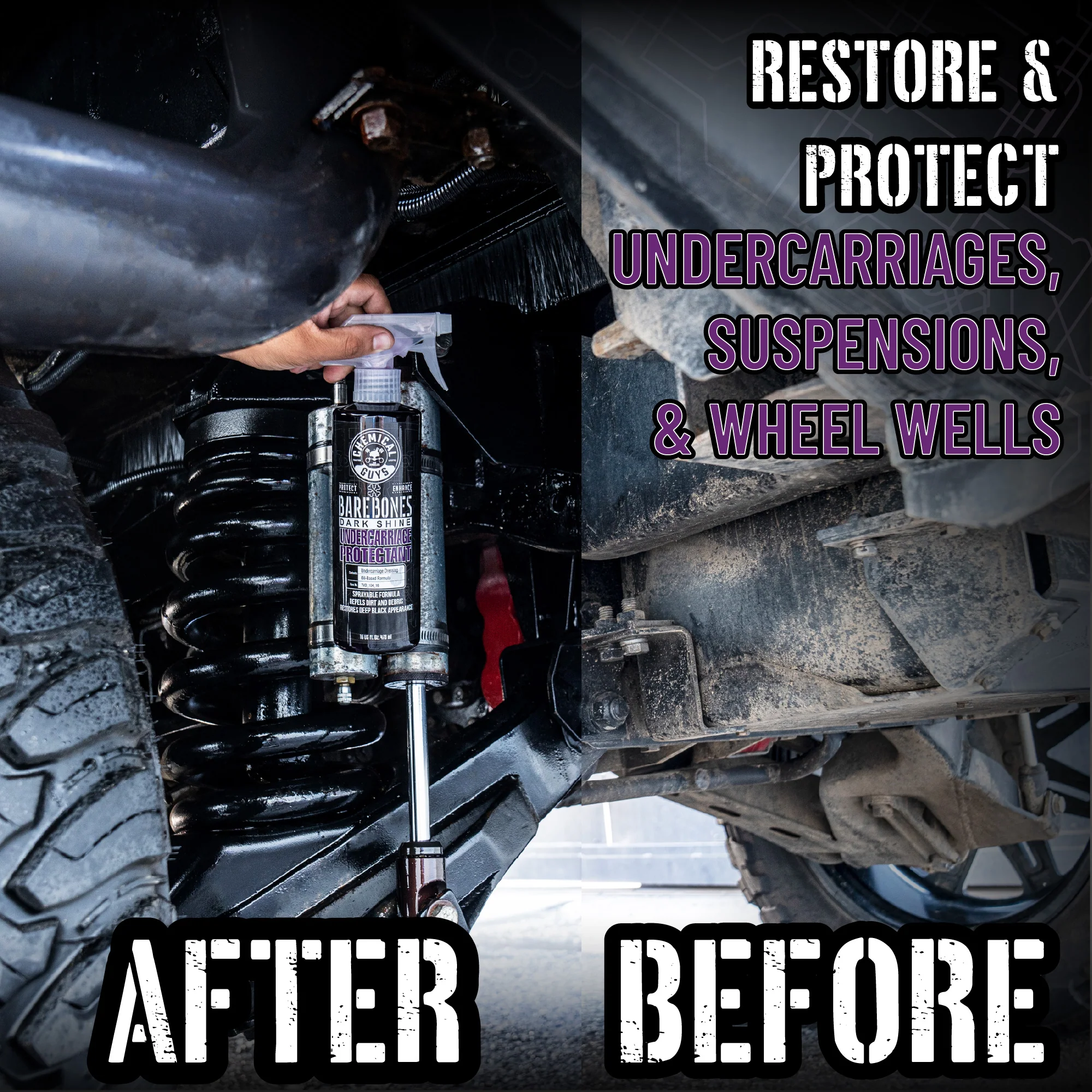 Alternative view of Barebones Undercarriage Spray