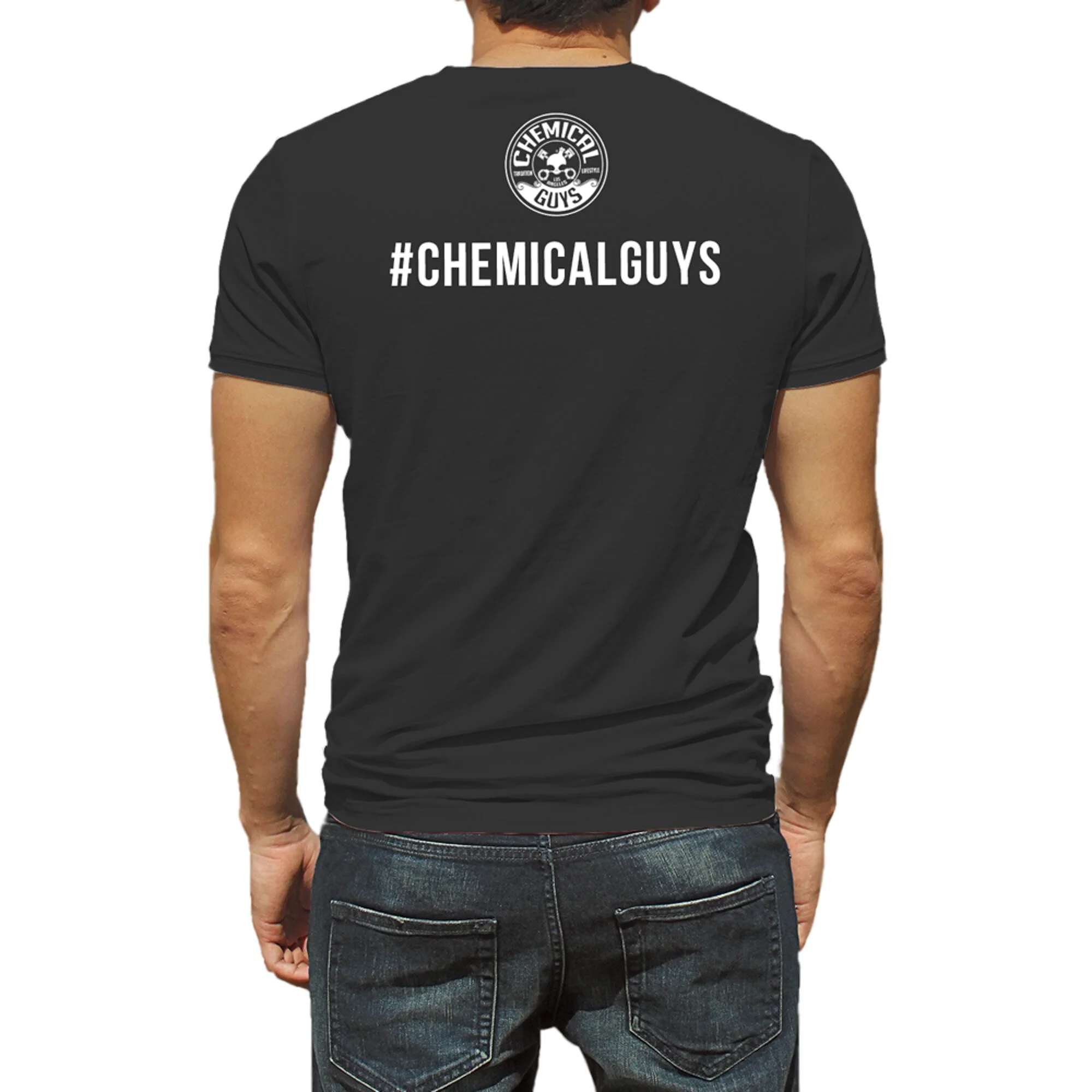 Alternative view of White Dripping Logo T-Shirt, SEMA Edition