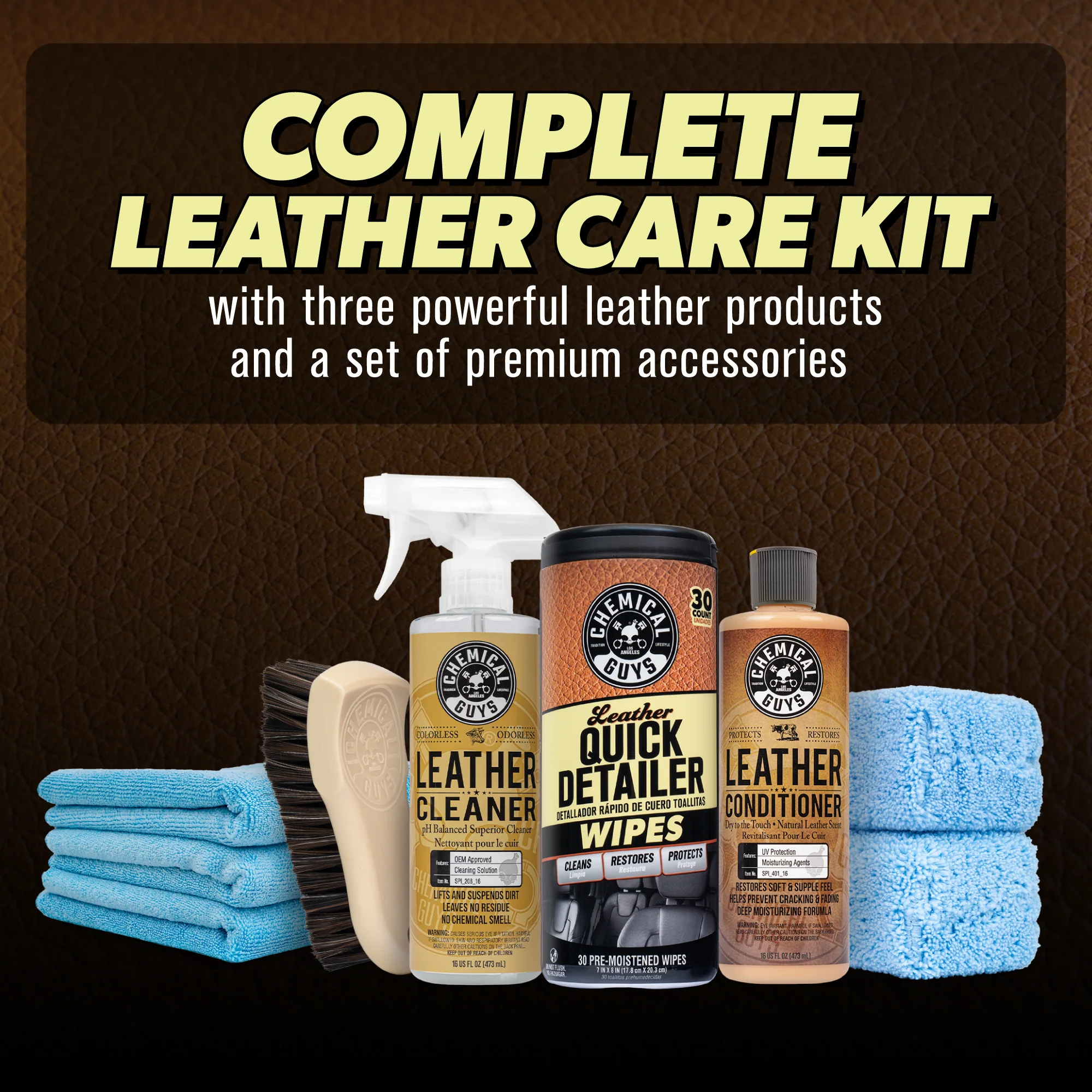 Alternative view of Complete Leather Clean, Condition, & Maintain Kit
