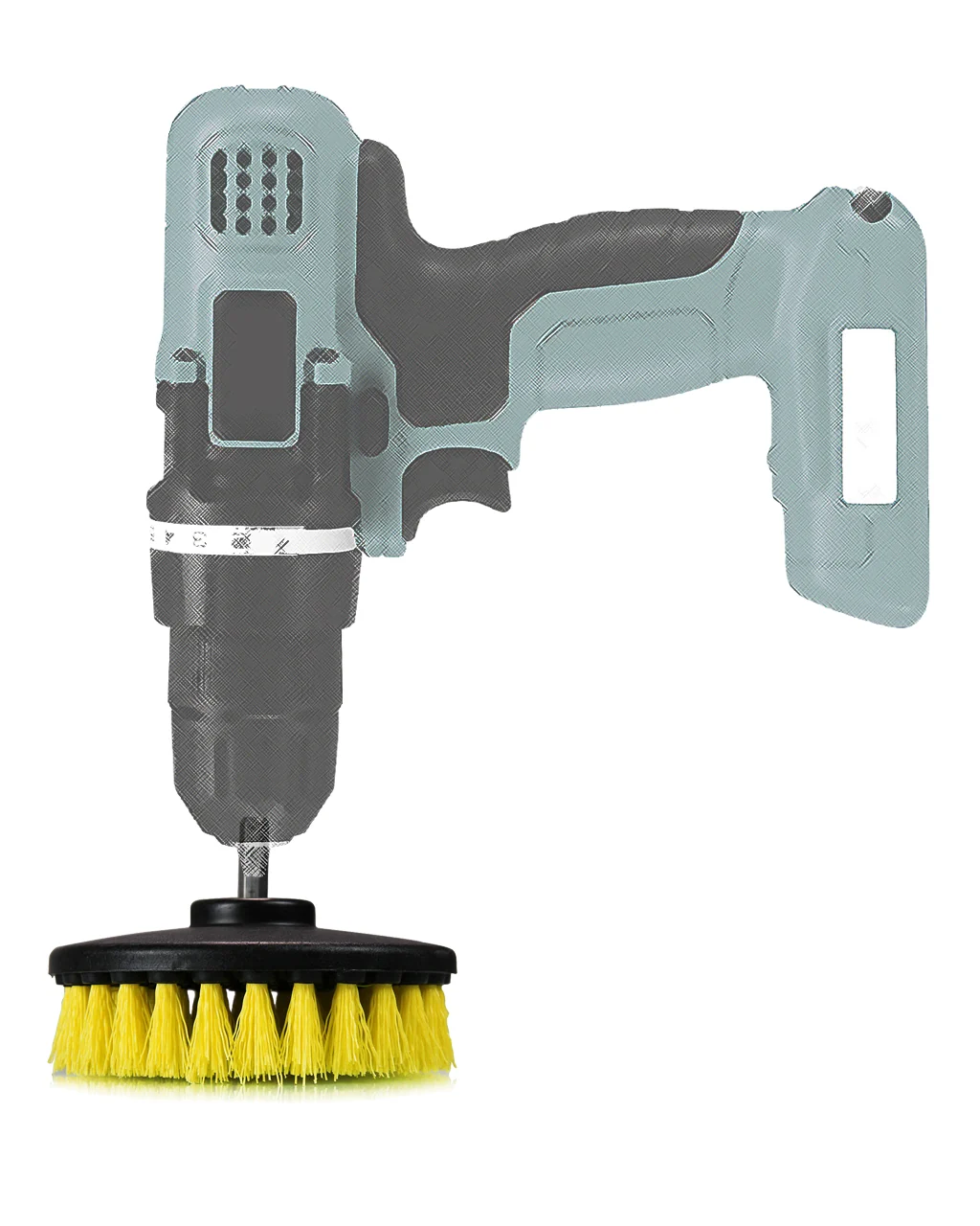 Alternative view of Carpet Brush with Drill Attachment