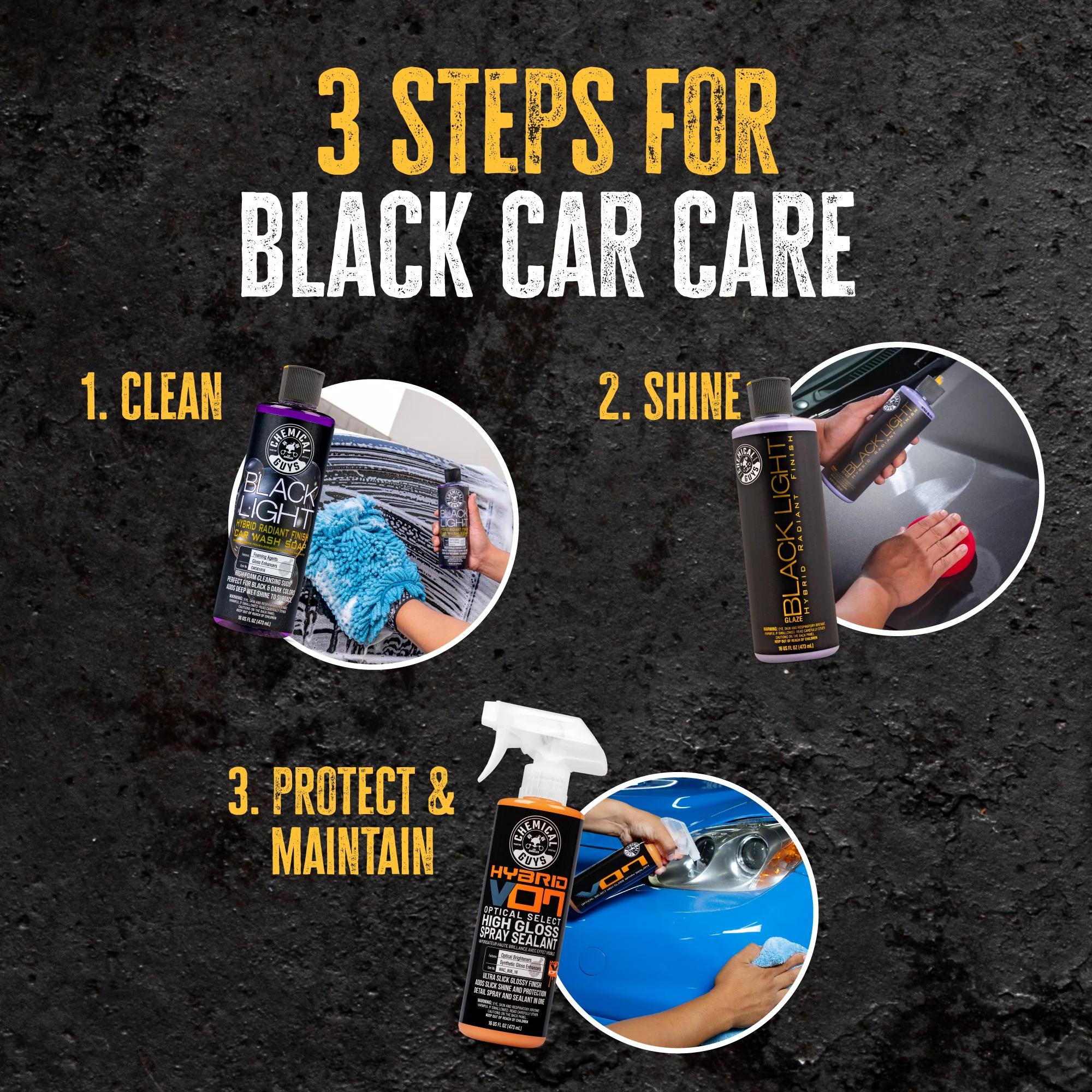 Alternative view of Black Car Care Starter Kit
