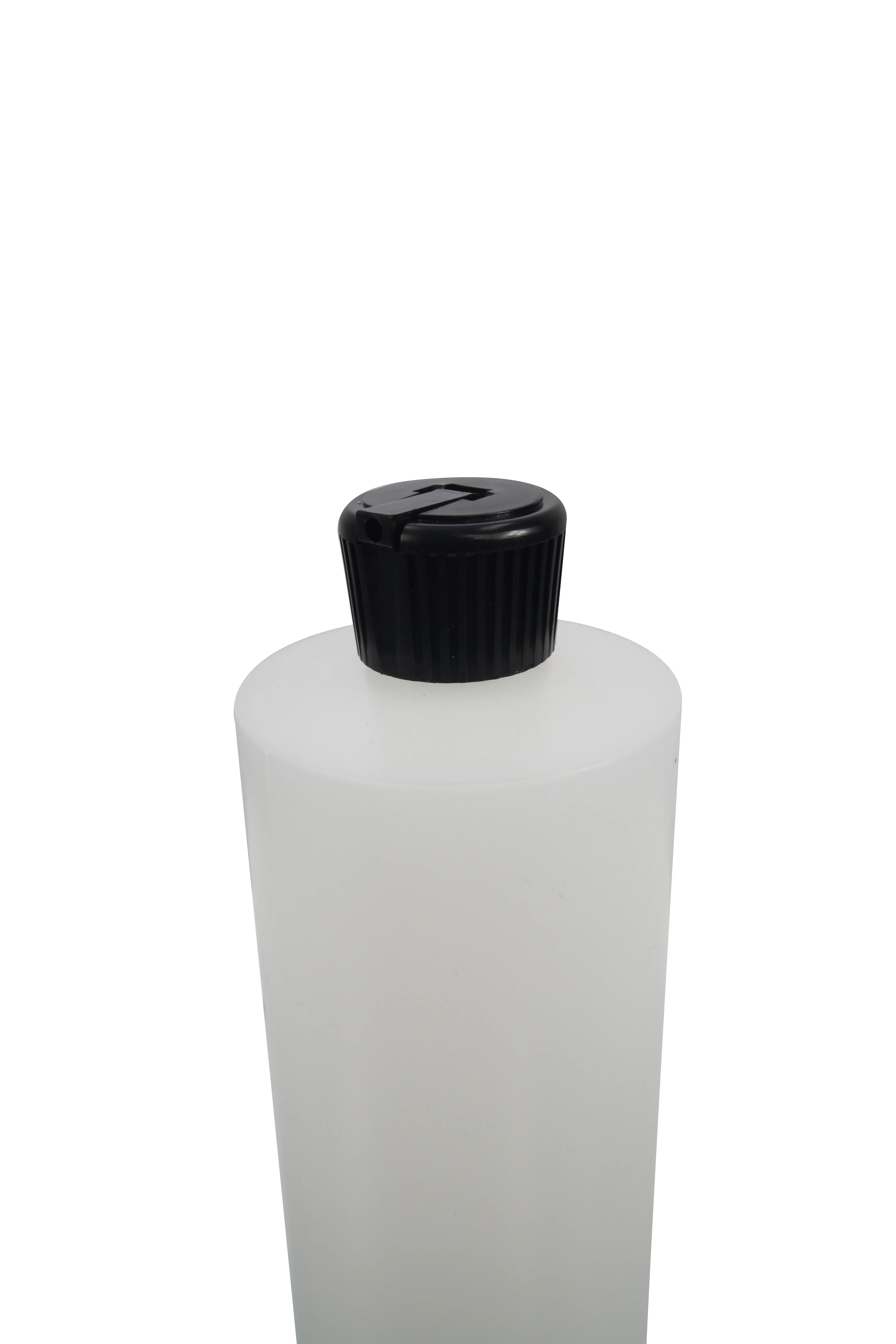 Alternative view of Clear Secondary Bottle w/ Black Spout