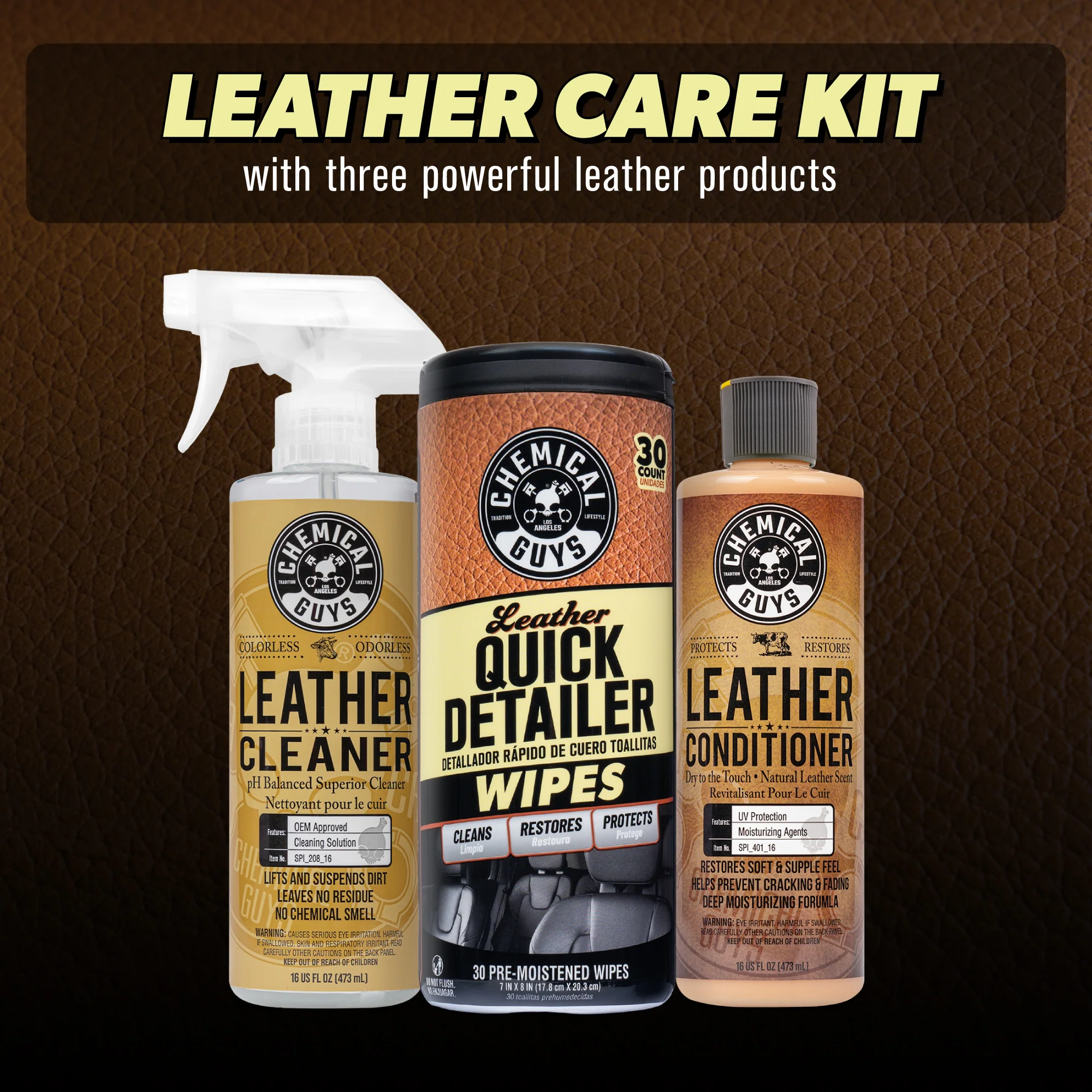 Alternative view of Clean, Condition, & Maintain Leather Care Kit