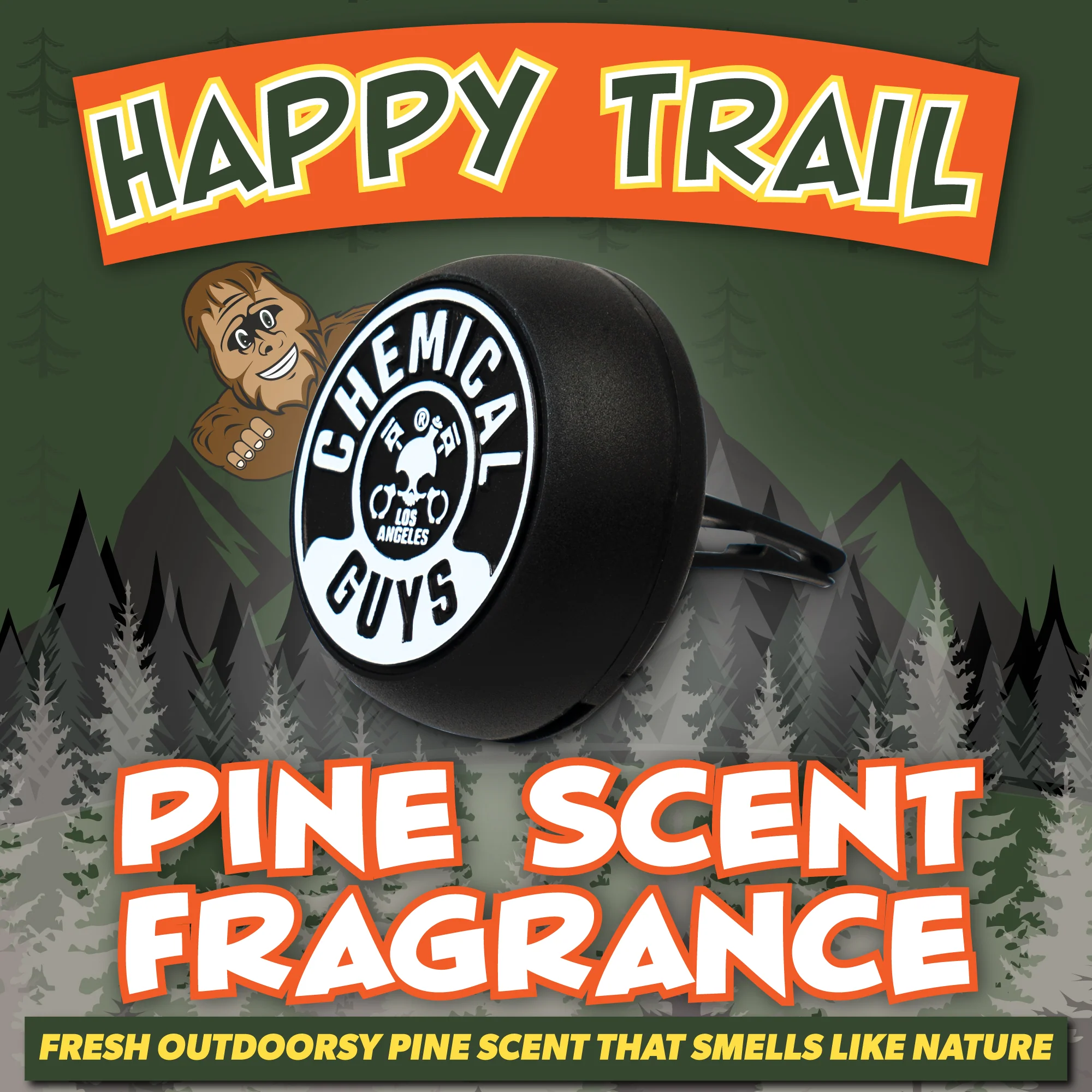 Alternative view of Happy Trail Outdoorsy Pine Vent Clip Air Freshener