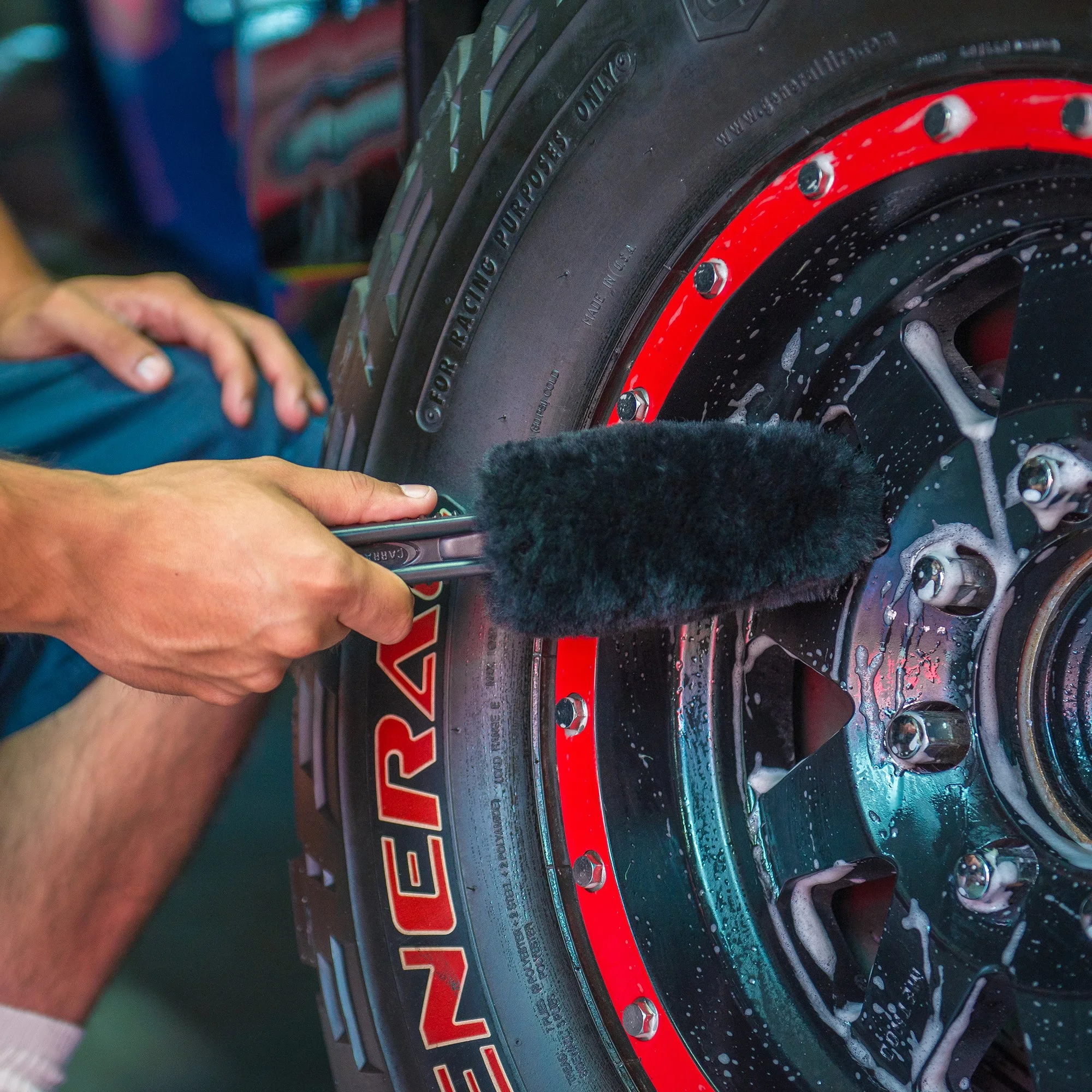 Alternative view of Gerbil Wheel and Rim Brush