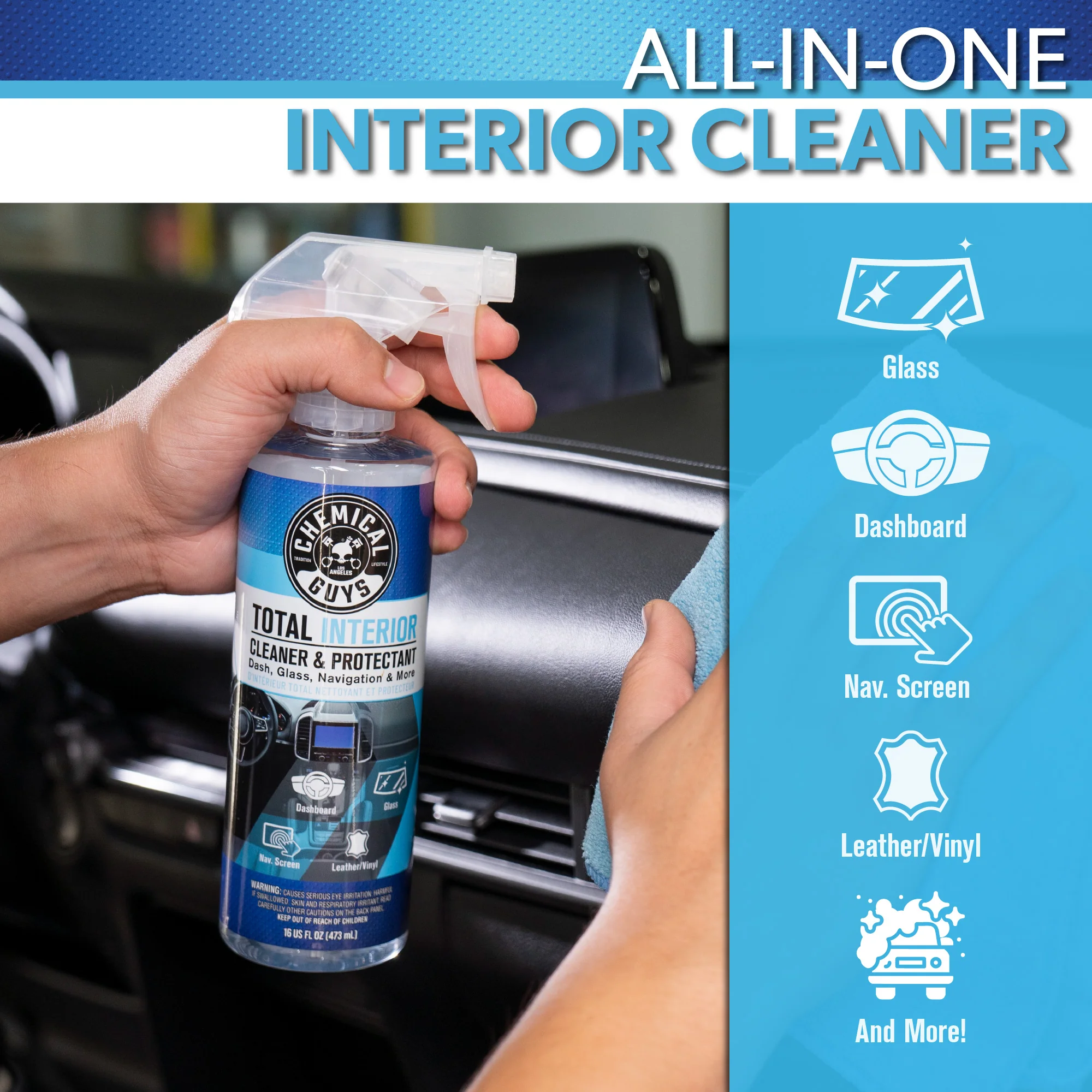 Alternative view of Total Interior Cleaner & Protectant