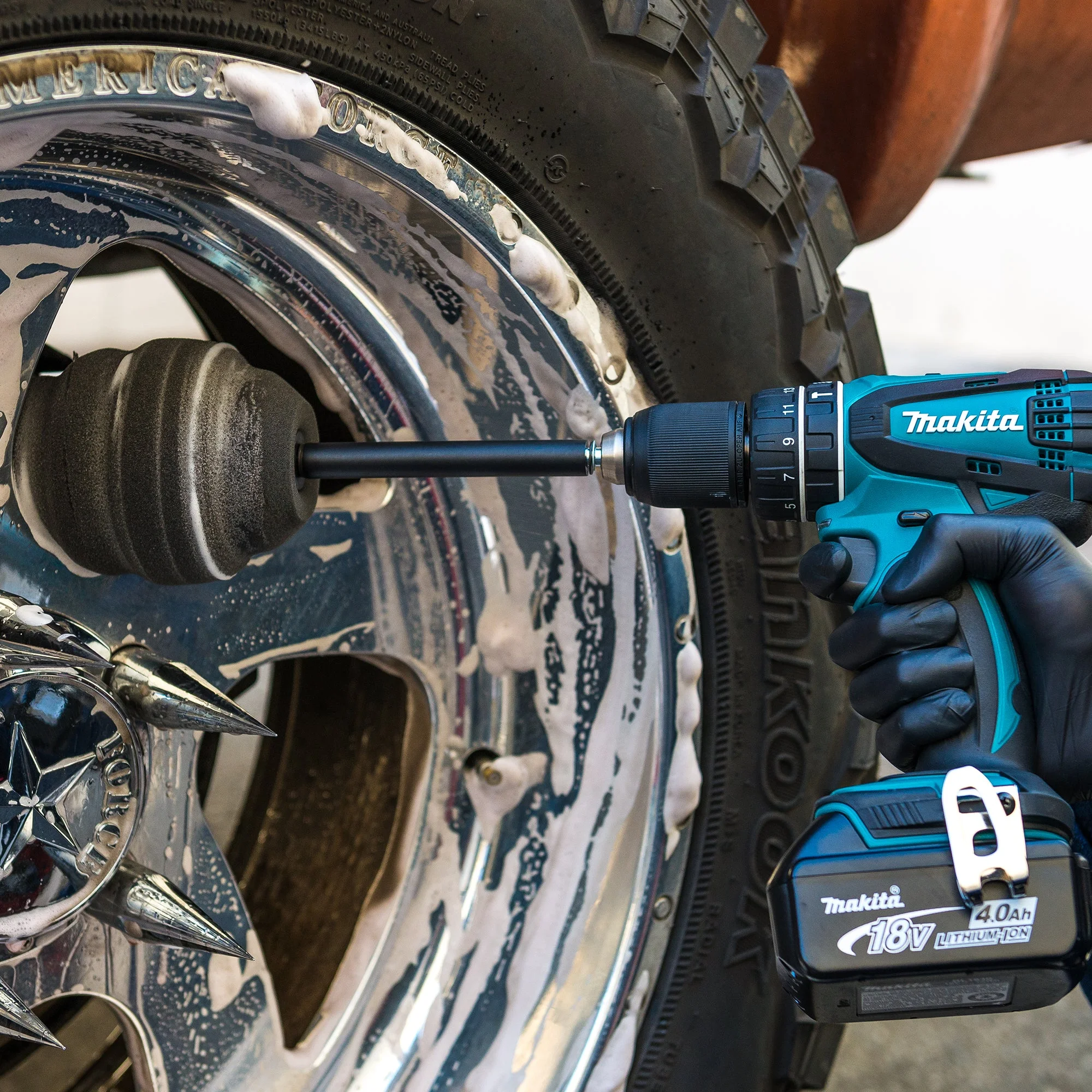 Alternative view of Ball Buster Speed Polishing Drill Attachment