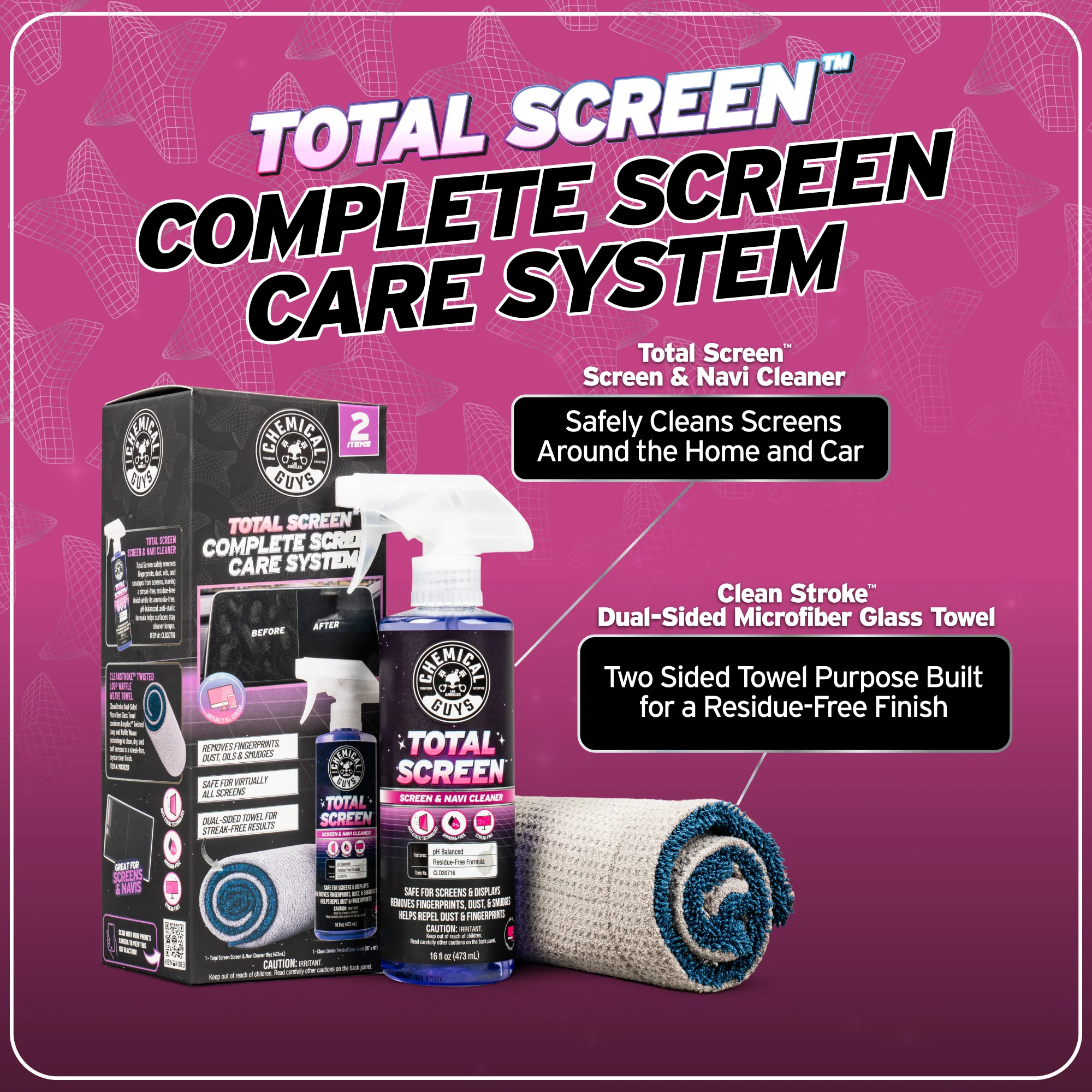 Alternative view of Total Screen™ Complete Screen Care System