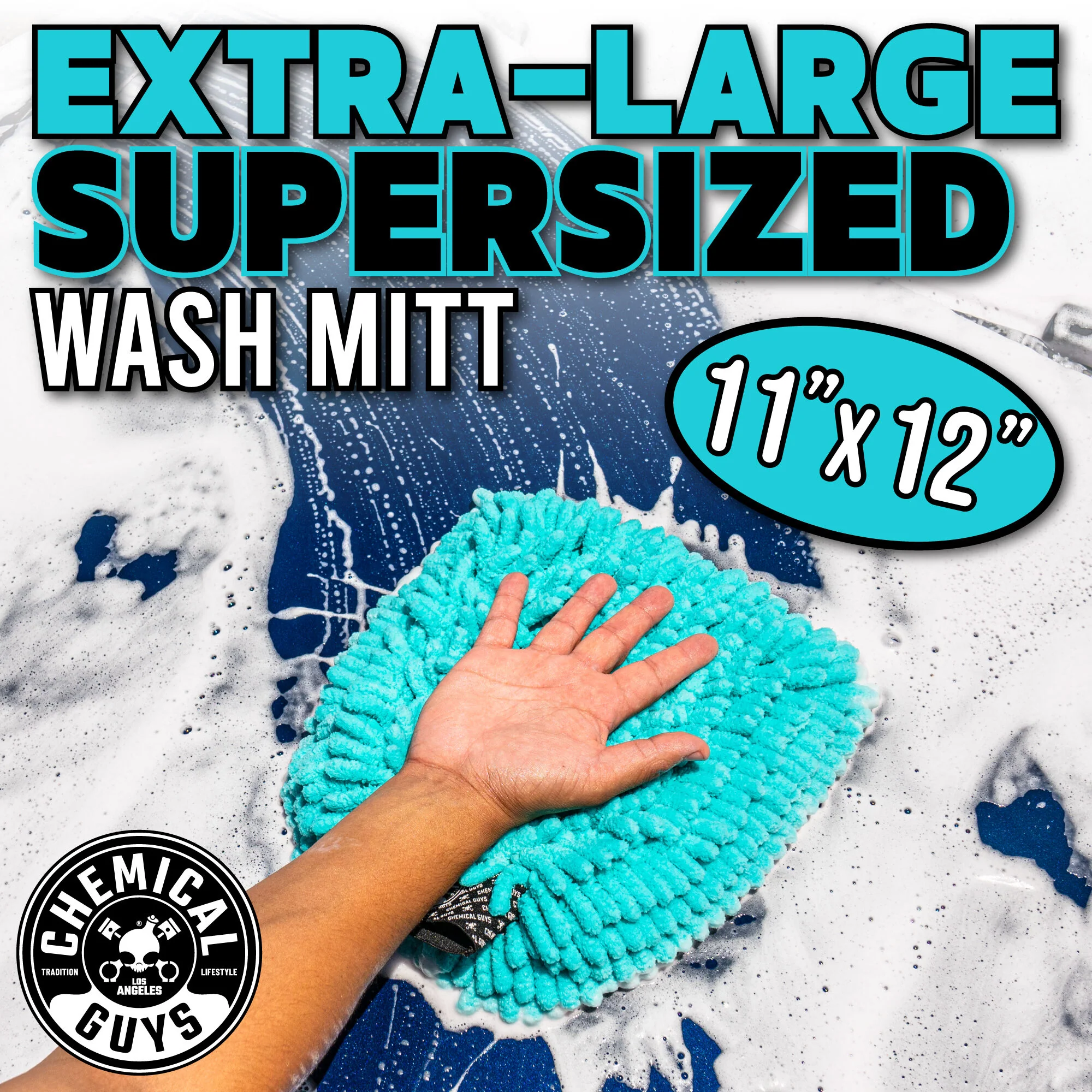 Alternative view of Big Noodle Supersized Wash Mitt