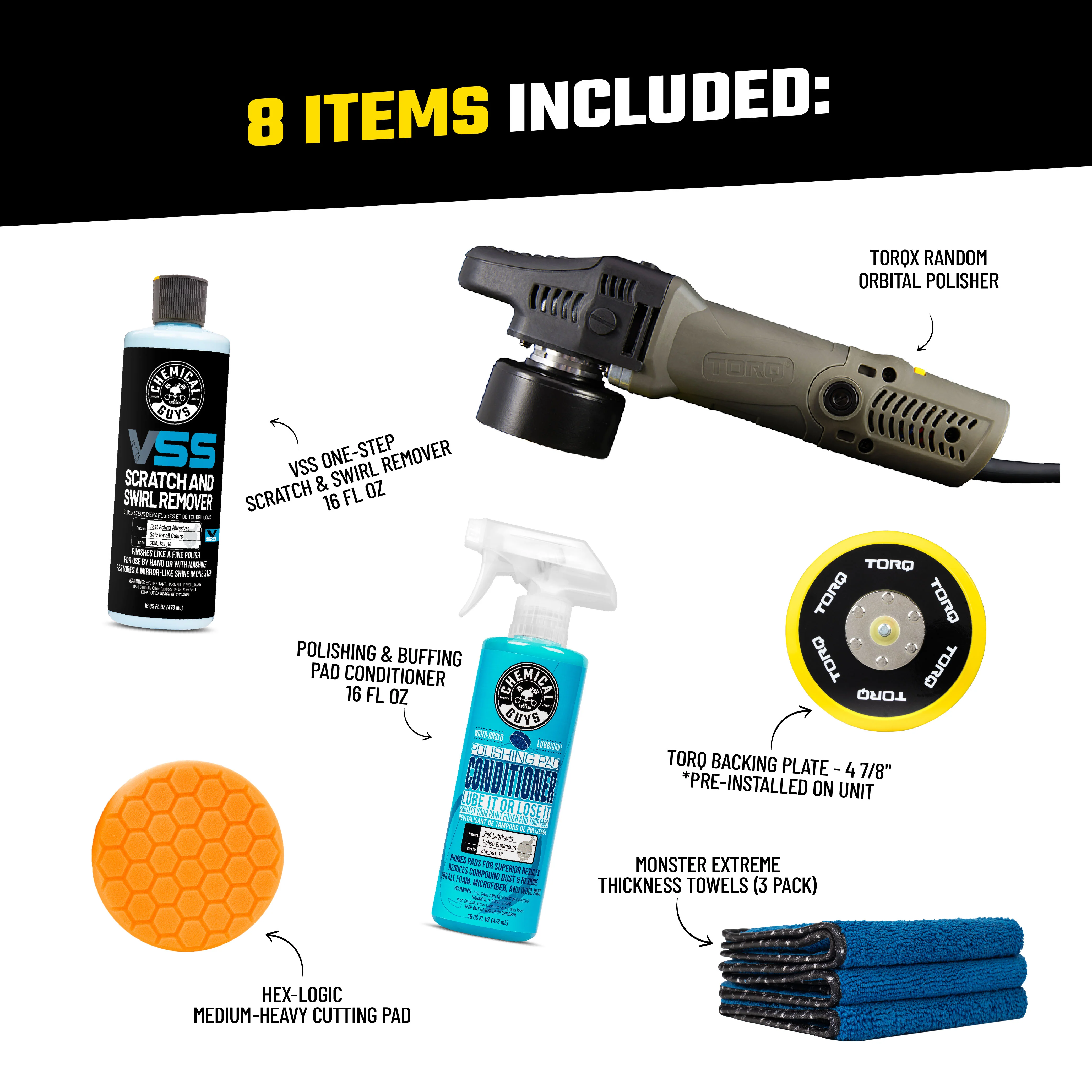 Alternative view of Beginner 1 Step Orbital Polisher Deluxe Kit
