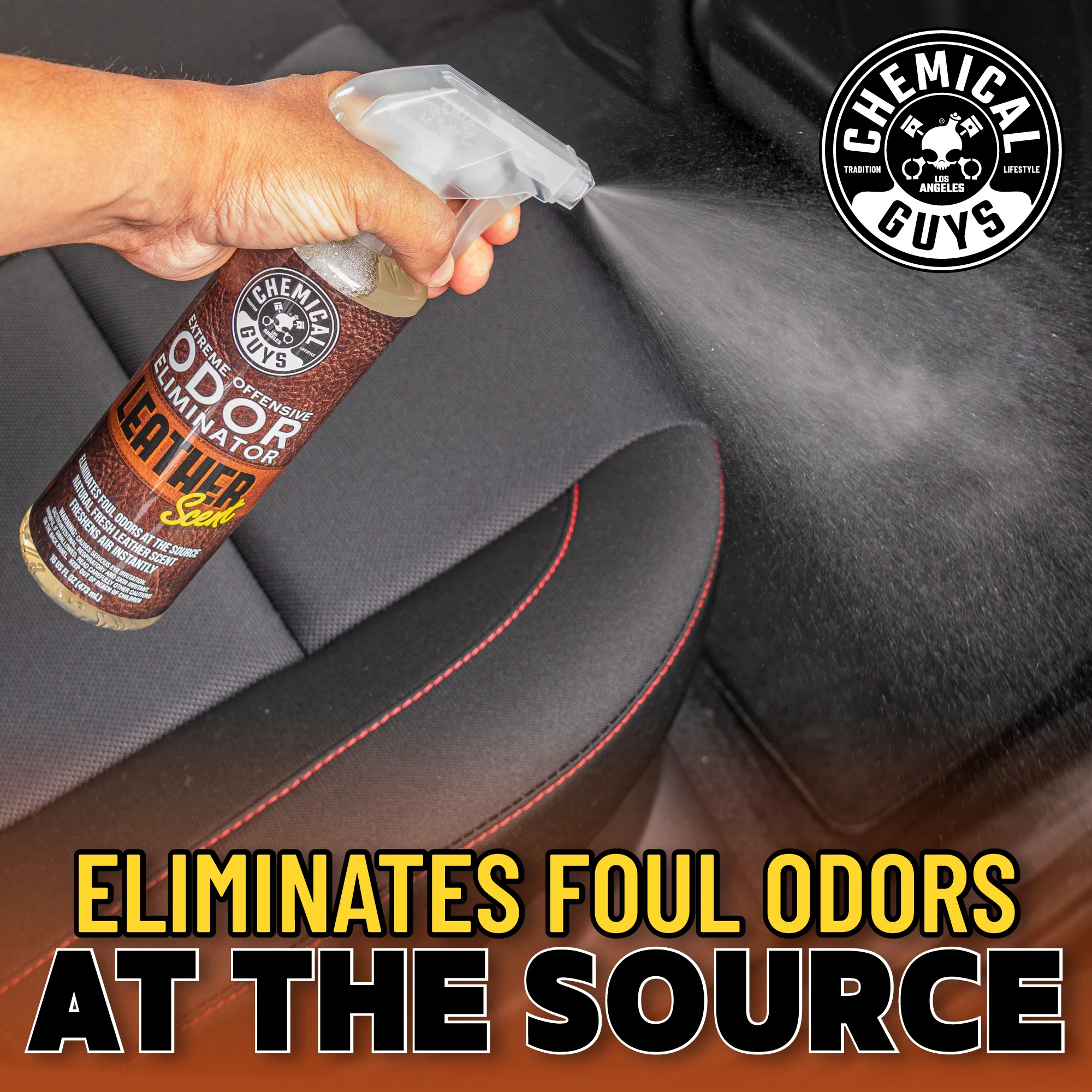Alternative view of Extreme Offensive Odor Eliminator Leather Scent