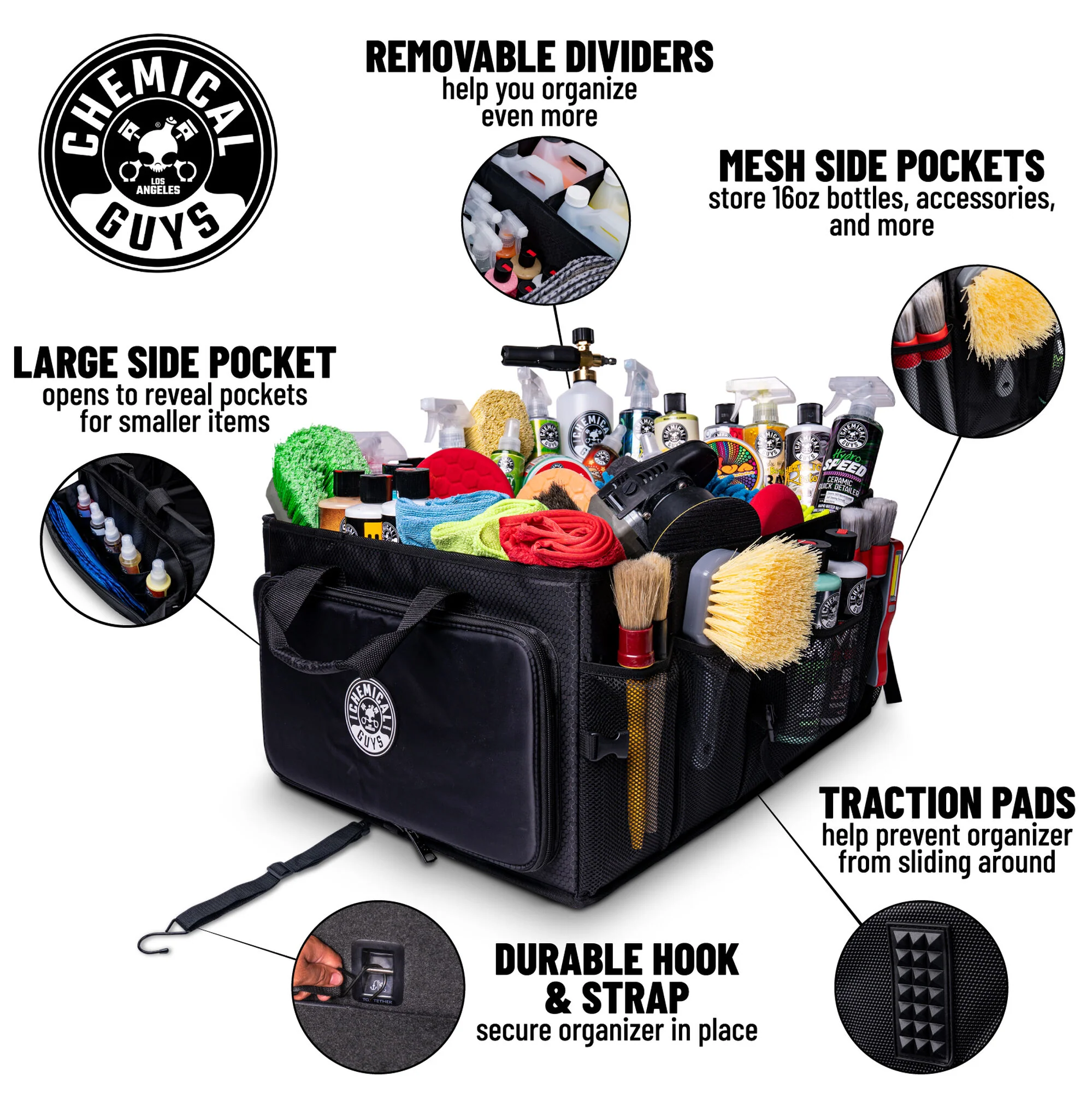 Alternative view of Ride Along Large Space Trunk Organizer