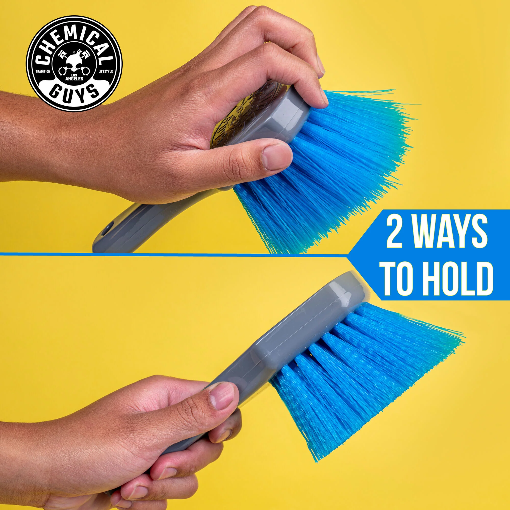 Alternative view of Big Blue Stiffy Heavy Duty Tire Brush