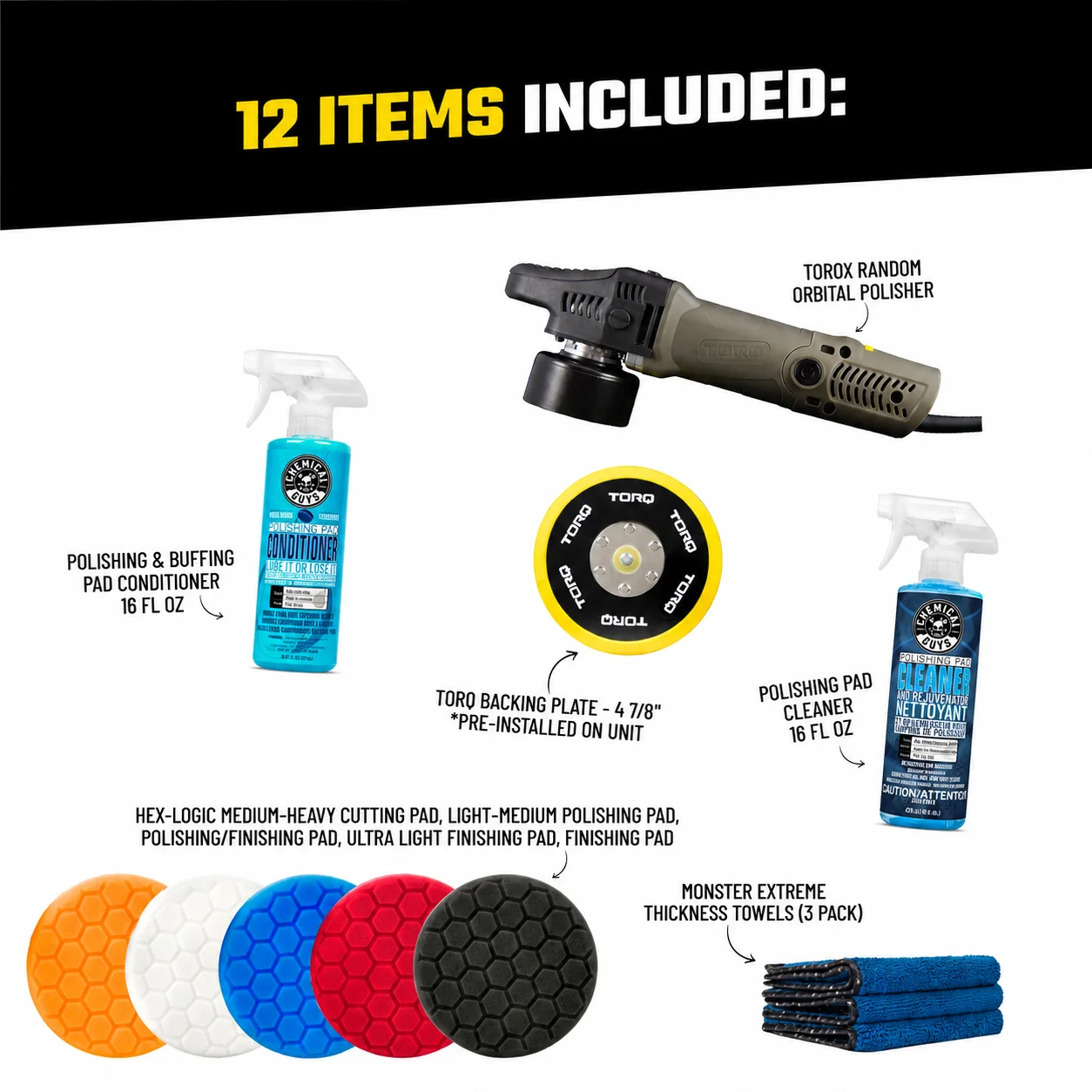 Alternative view of TORQX Complete Detailing Kit (12 Items)